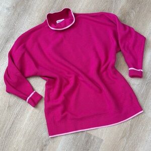 Thick Cowl Neck Tubic Sweater